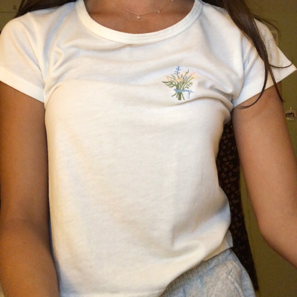 White brandy Melville top